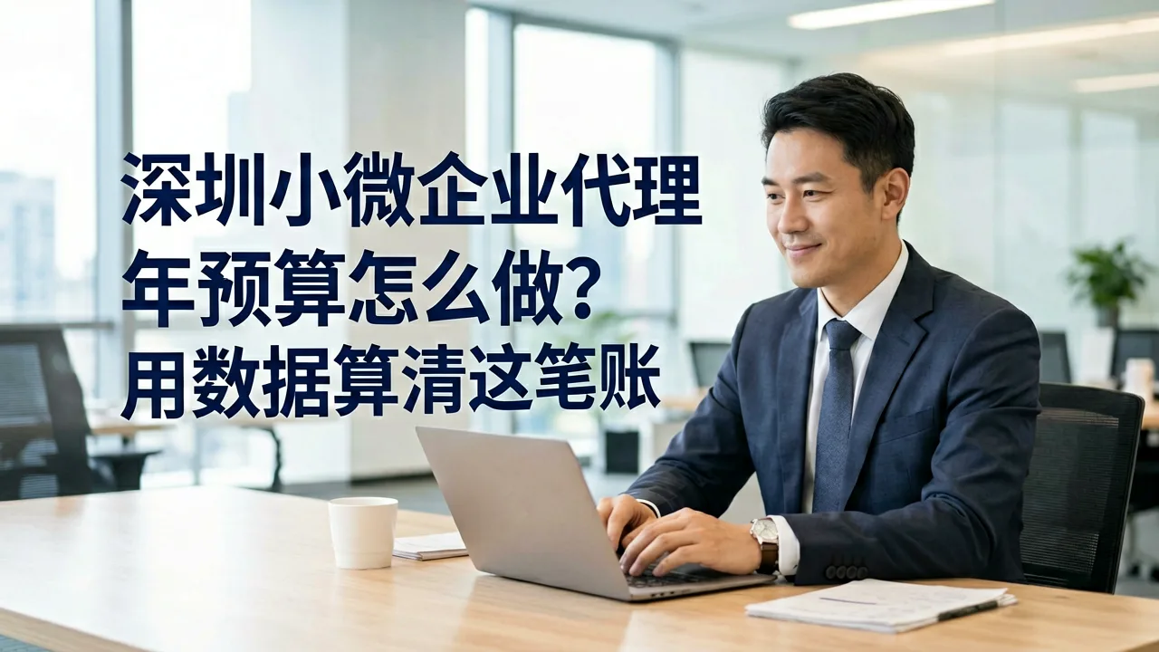 深圳小微企业代理记账年预算怎么做?用数据算清这笔账